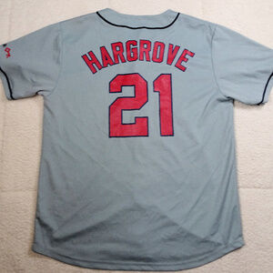 Vintage Mike Hargrove Indians #21 Promo Jersey XL